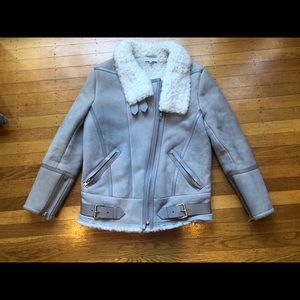 Iro Barrett Shearling Biker Jacket